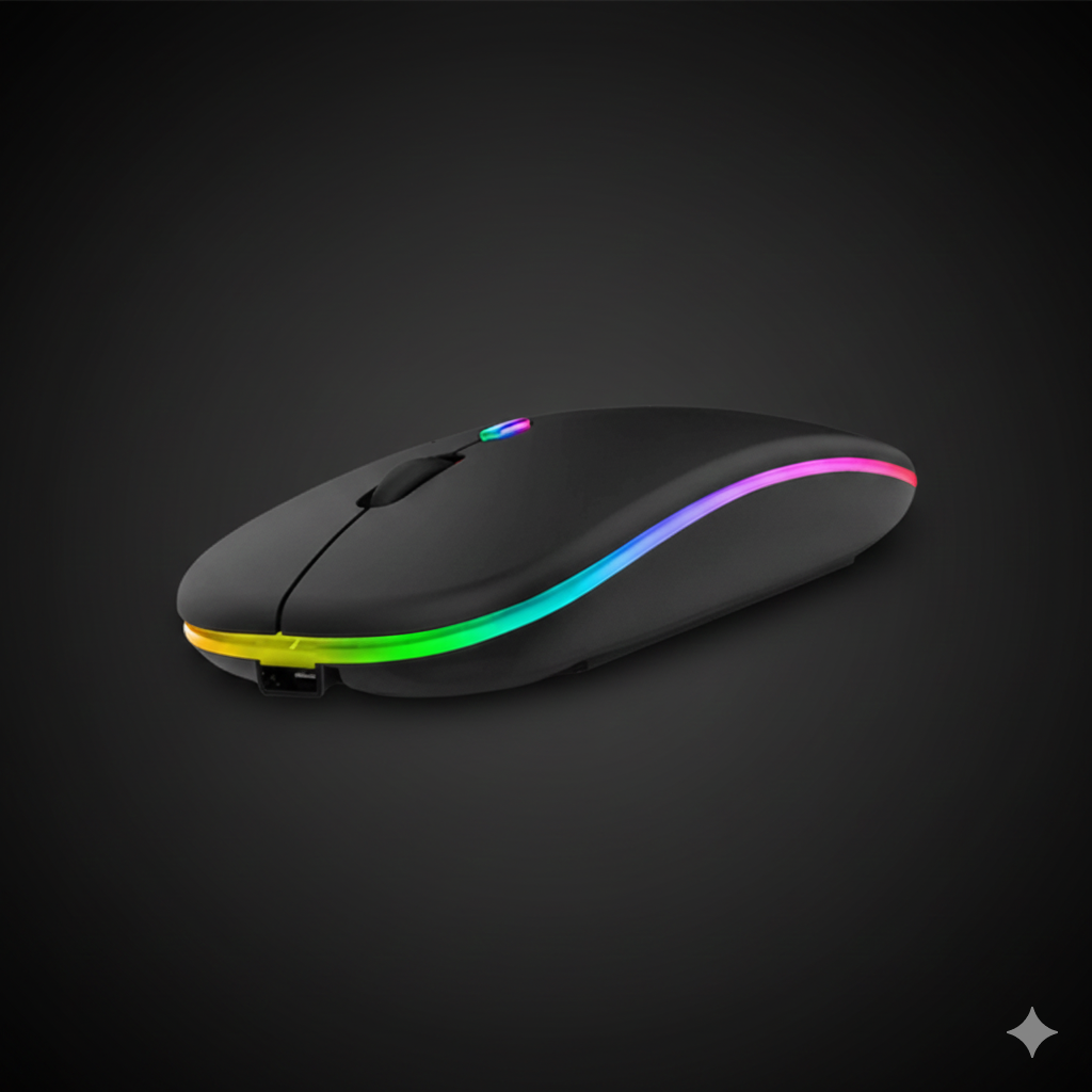HP W10 Wireless RGB Mouse