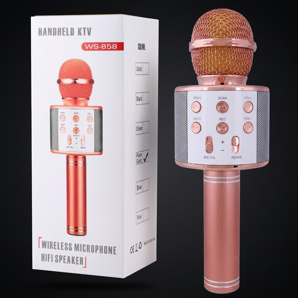 Wireless Karaoke Microphone WS-858